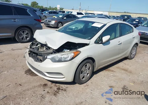 2015 Kia Forte Lx из США, поврежденный, VIN KNAFK4A66F5380226